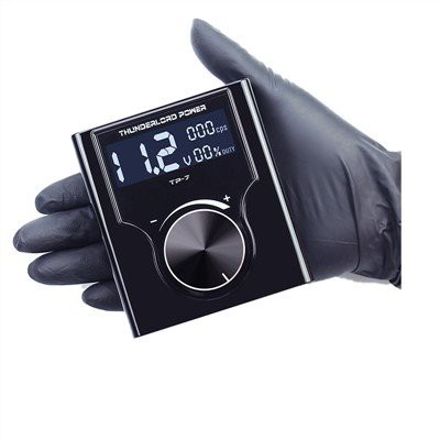 Font d'alimentació del tatuatge amb pantalla LCD